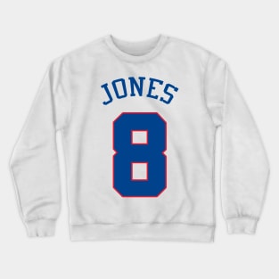 Jones 8, New York Giants Crewneck Sweatshirt
